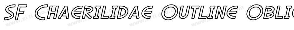 SF Chaerilidae Outline Oblique字体转换